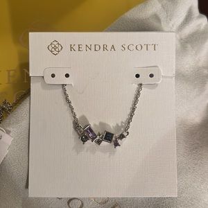 Kendra Scott Muti Stone Silver Necklace